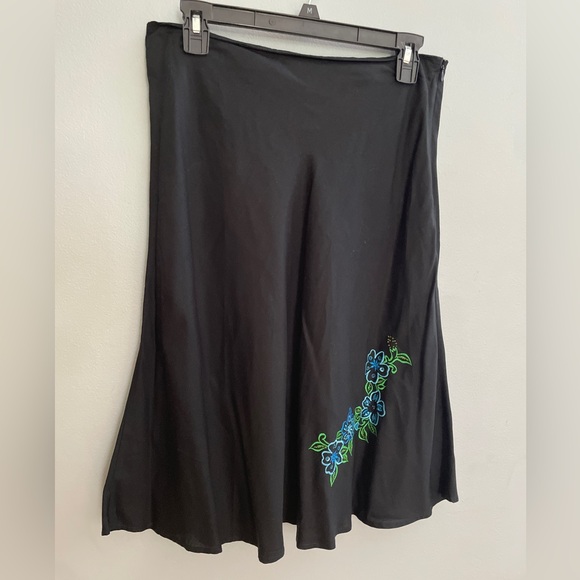 Y2K Key Lime Pie Embroidered Skirt - Picture 1 of 5